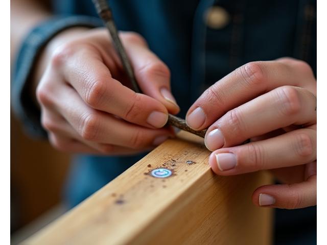 職人による手作業